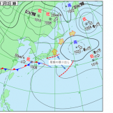 雲から山の天気を学ぼう｜（105）天気が崩れていくときの雲（東高西低型）